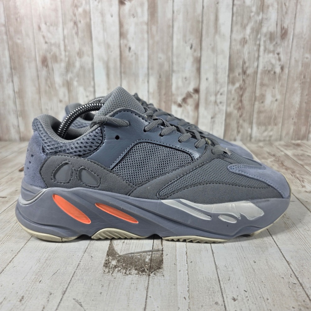 Adidas Yeezy Boost 700 Inertia Grey Orange EG7597 Mens Size 8